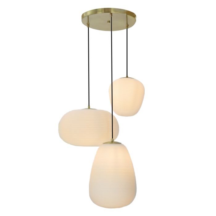 Modern pendler lampe hvid, Davide