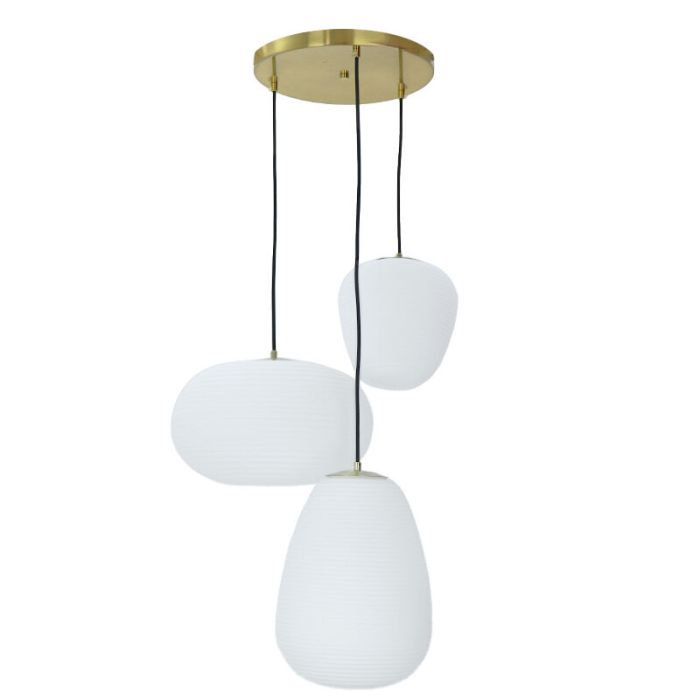 Modern pendler lampe hvid, Davide