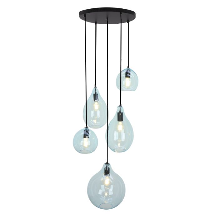 Design pendler lampe blå, Cees