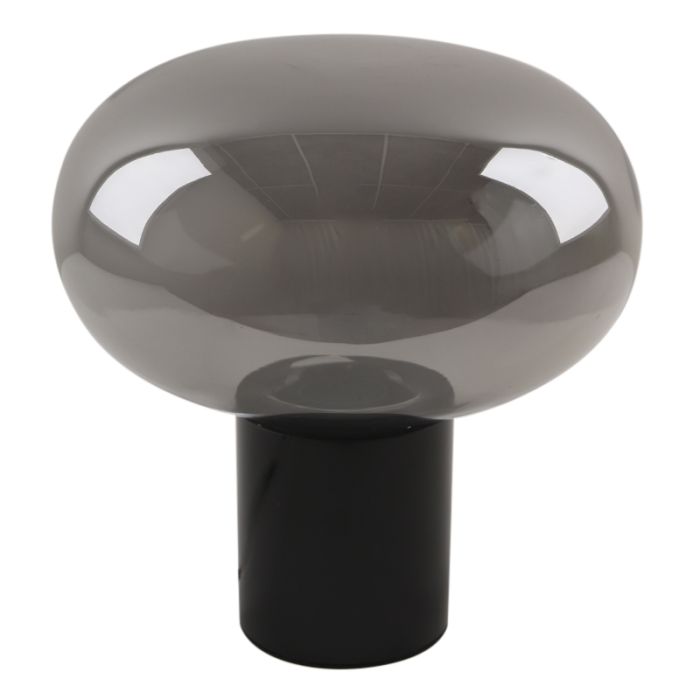 Marmor bordlampe grå, Alan, med brytare