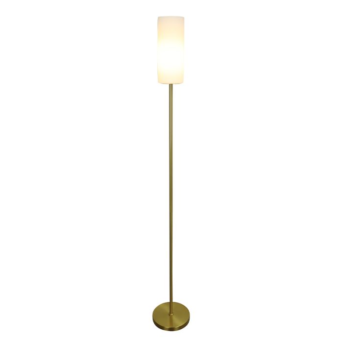 Modern gulv lampe hvid, Gaya, med brytare