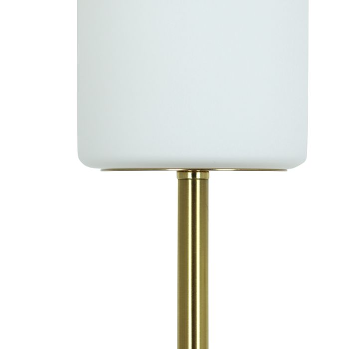 Modern gulv lampe hvid, Gaya, med brytare