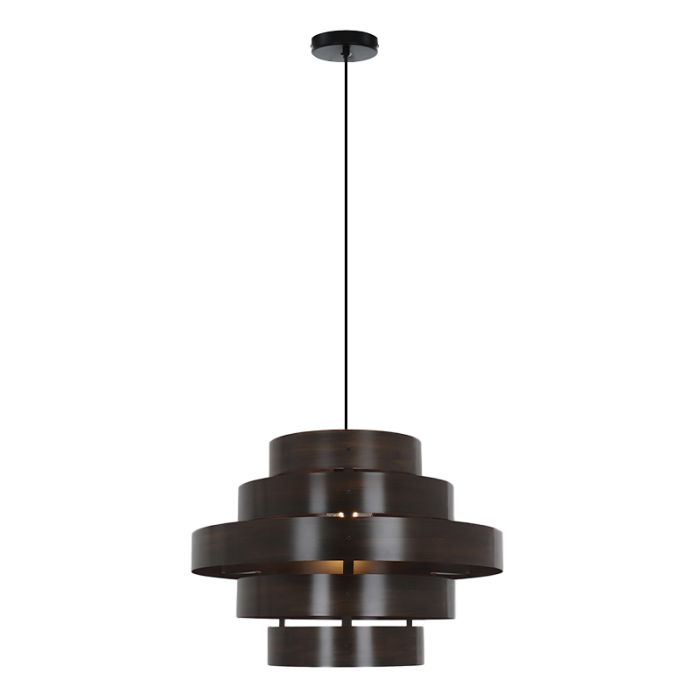 Rustik pendler lampe brun, Jana