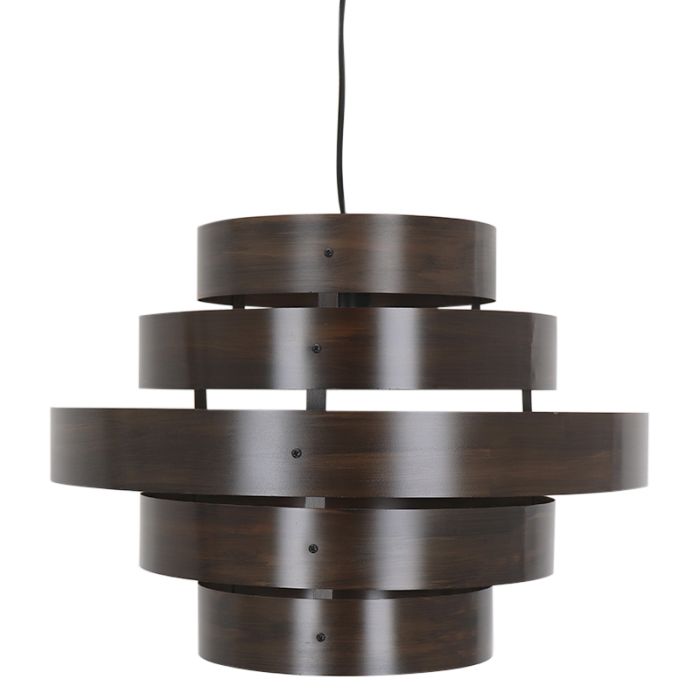 Rustik pendler lampe brun, Jana