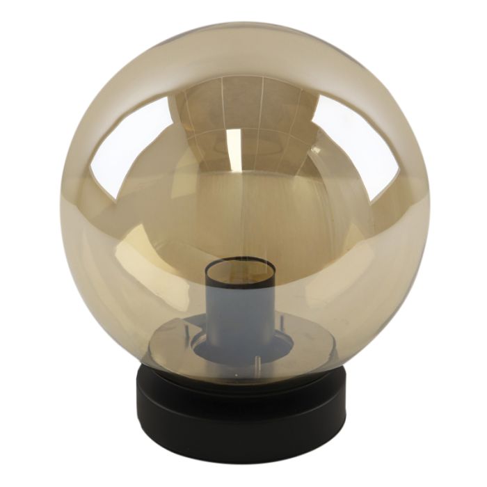 Modern bordlampe rav, Jelly, med brytare
