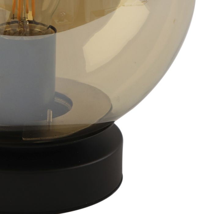 Modern bordlampe rav, Jelly, med brytare
