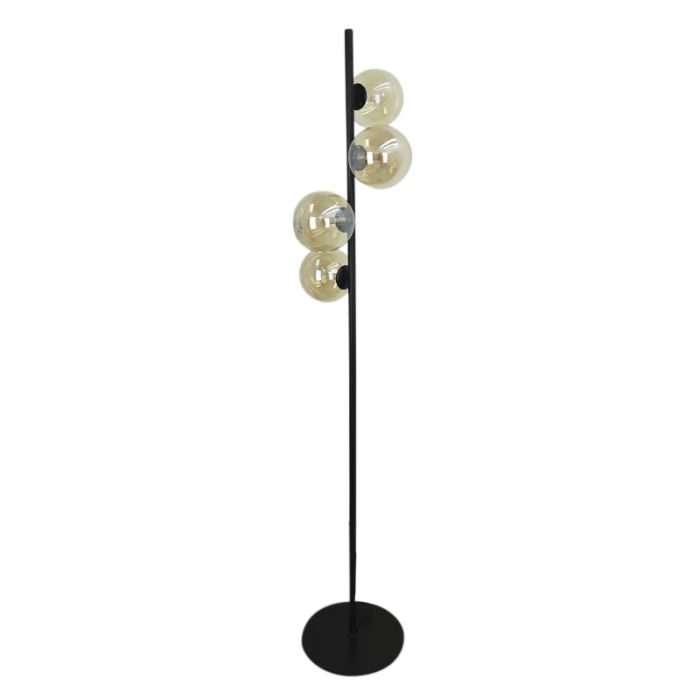 Design gulv lampe rav, Remo, med brytare