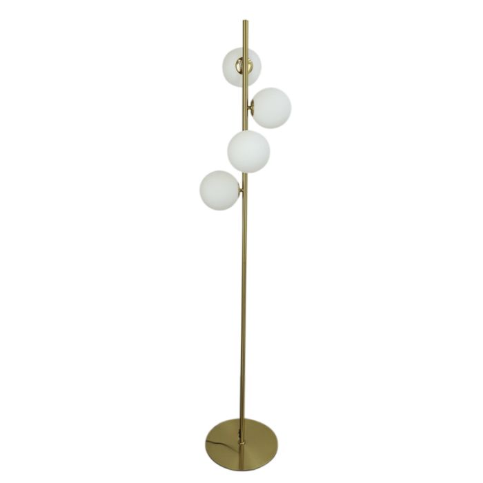 Design gulv lampe hvid, Remo, med brytare
