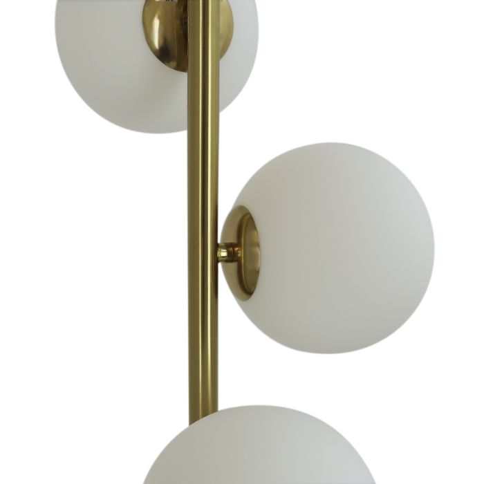 Design gulv lampe hvid, Remo, med brytare