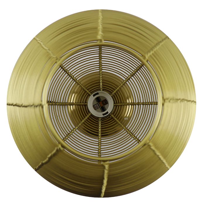 Modern bordlampe messing, Lesly, med brytare