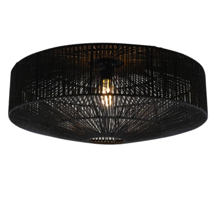 Rustik loftlampe sort, Pippa