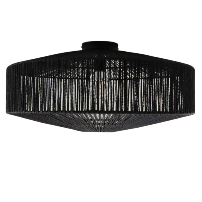 Rustik loftlampe sort, Pippa