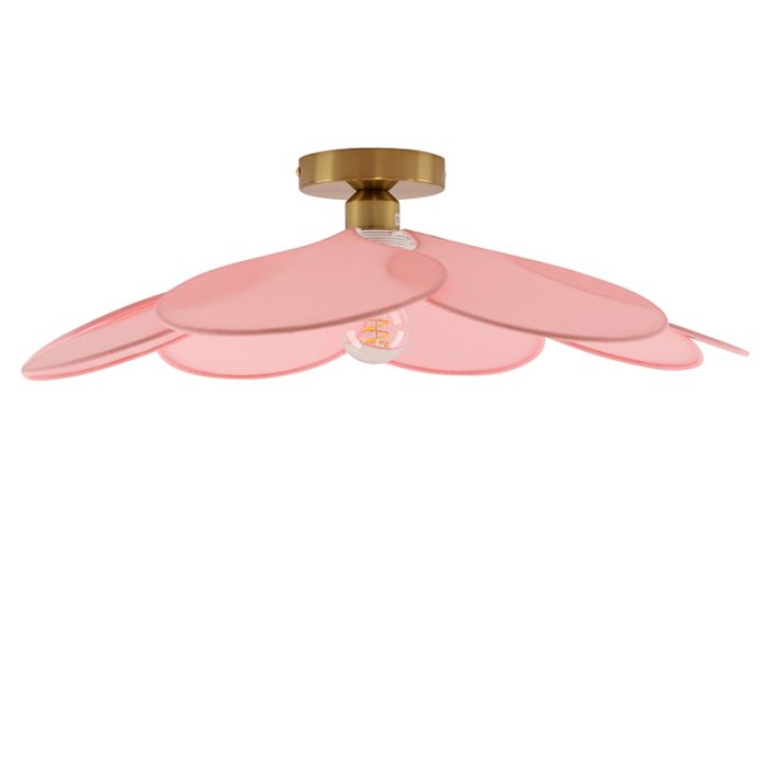 Rustik loftlampe lyserød, Nena