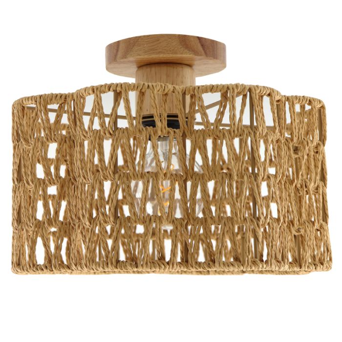 Papir loftlampe brun, Mickey