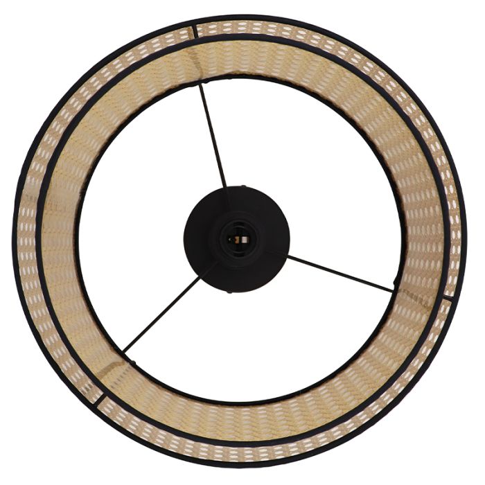 Rattan loftlampe brun, Kirsten