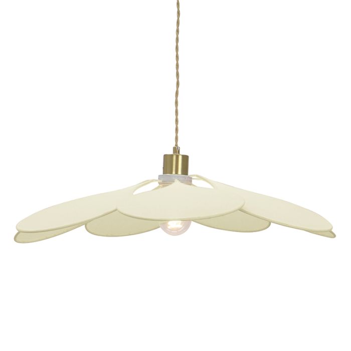 Rustik pendler lampe creme, Nena
