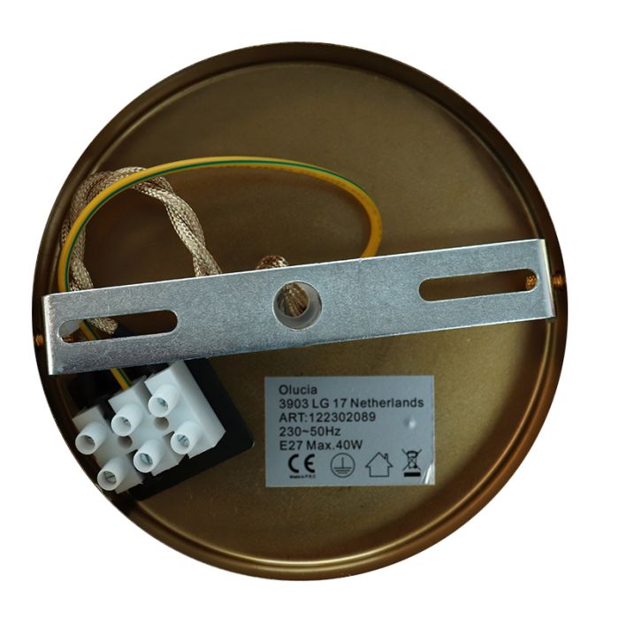 Rustik pendler lampe creme, Nena