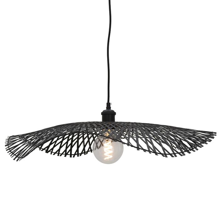 Bambus pendler lampe sort, Romee