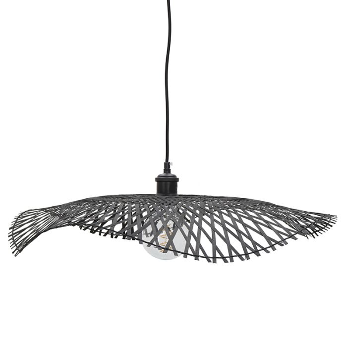 Bambus pendler lampe sort, Romee