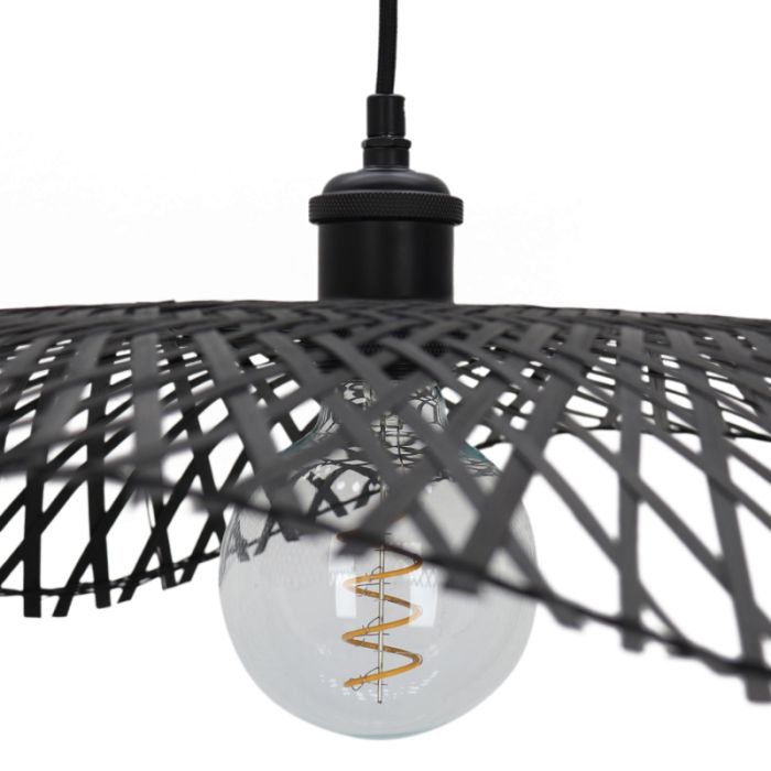 Bambus pendler lampe sort, Romee