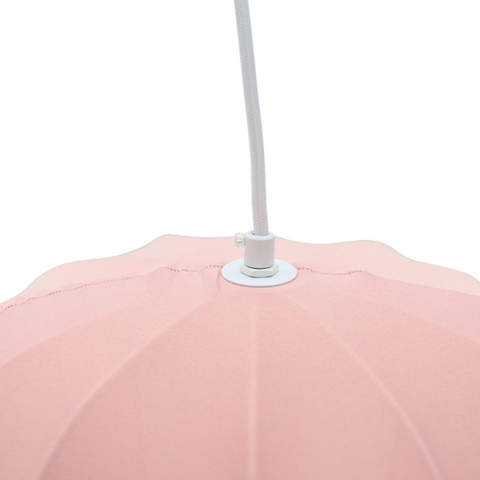 Modern pendler lampe lyserød, Deborah