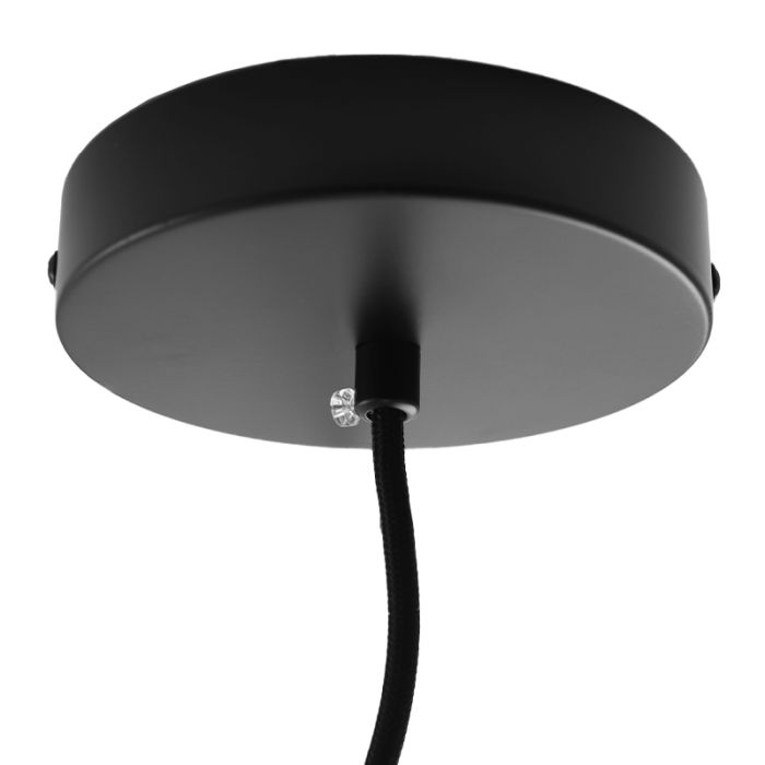 Modern pendler lampe sort, Deborah