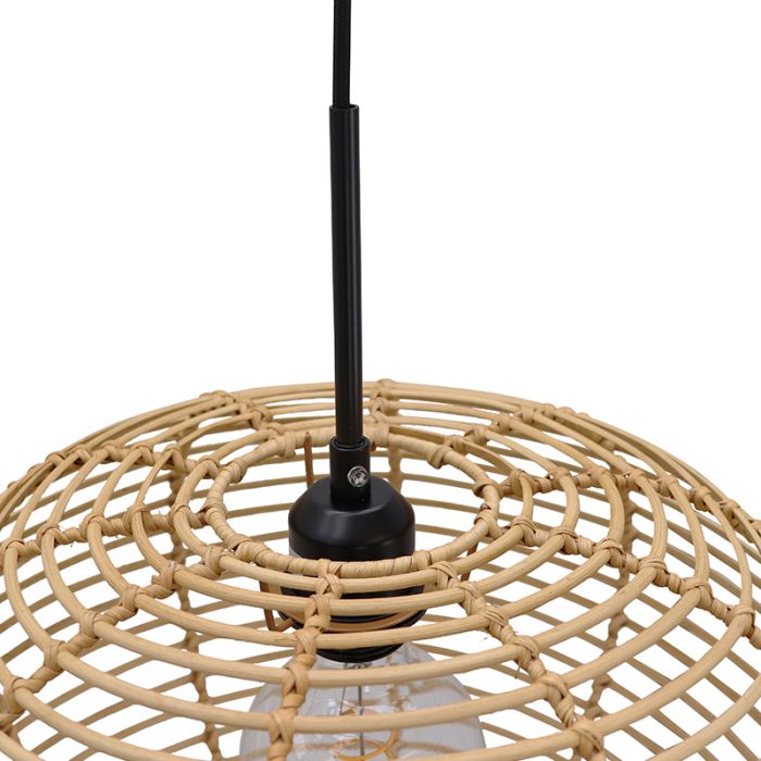 Rattan pendler lampe brun, Irene