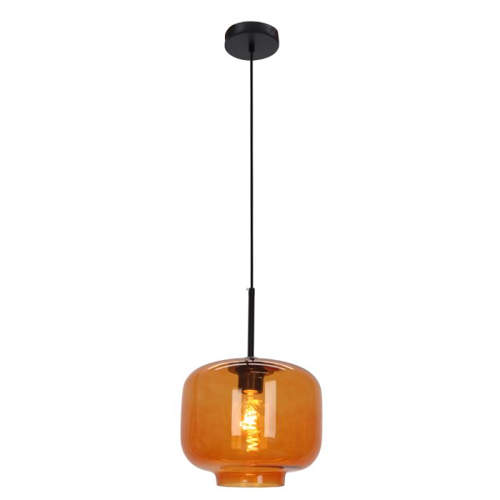 Retro pendler lampe brun, Anniek