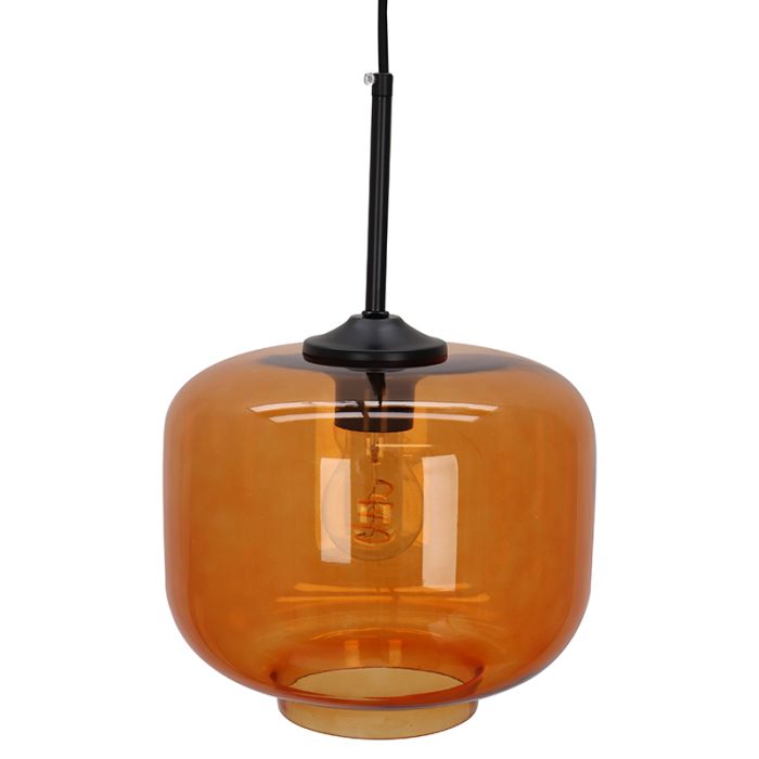 Retro pendler lampe brun, Anniek