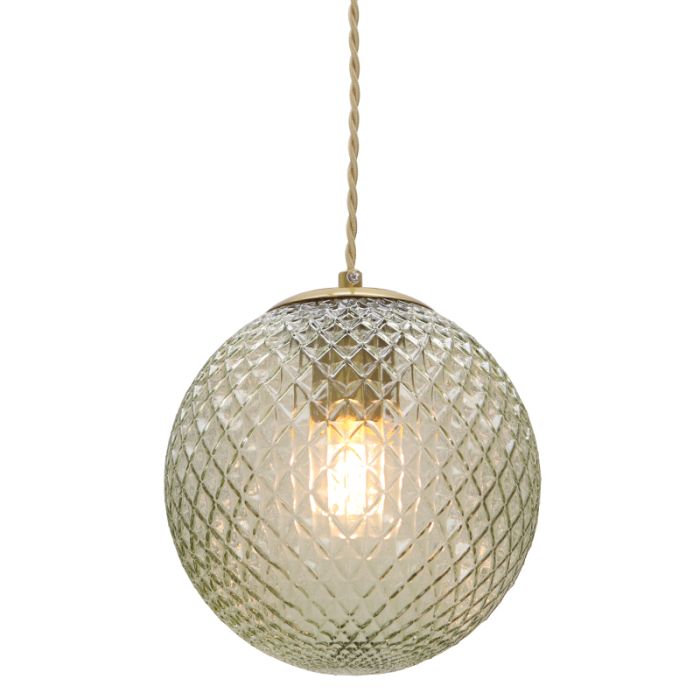 Retro pendler lampe grøn, Johnson