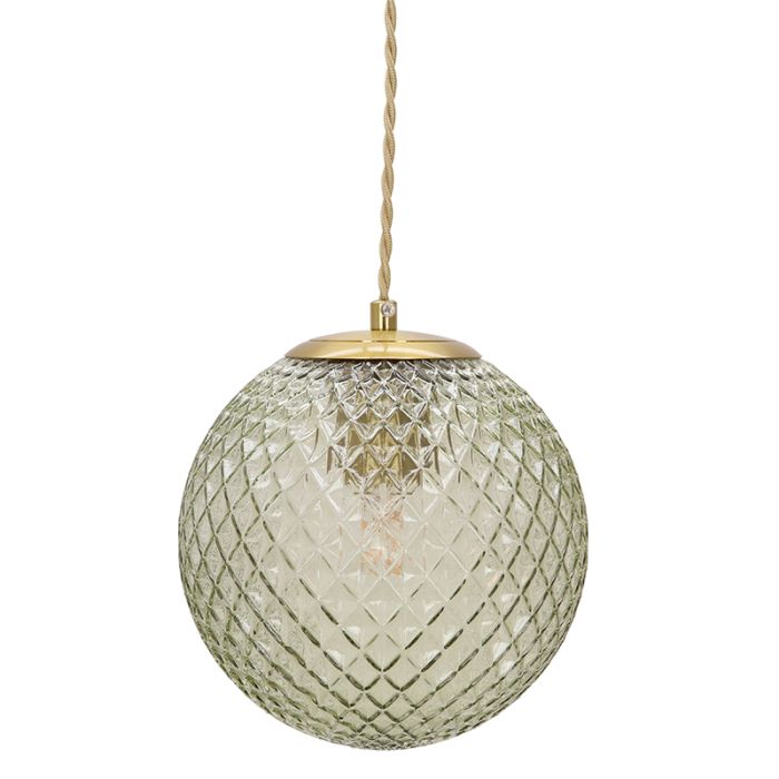 Retro pendler lampe grøn, Johnson