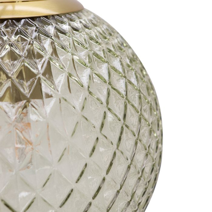 Retro pendler lampe grøn, Johnson