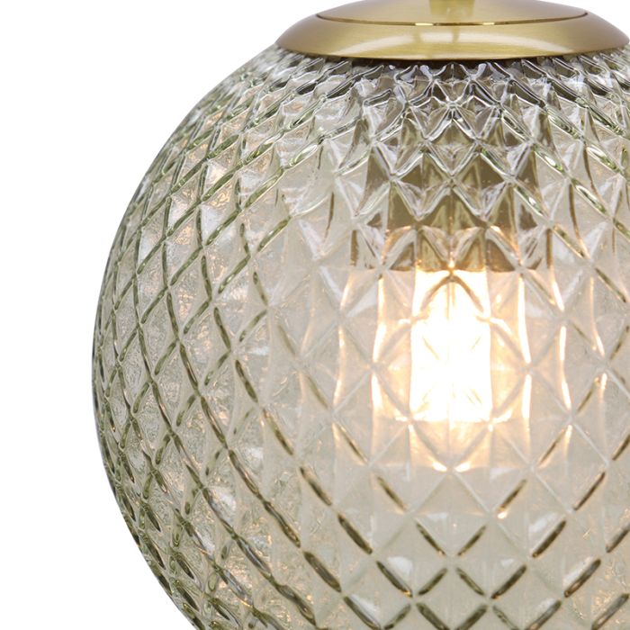 Retro pendler lampe grøn, Johnson