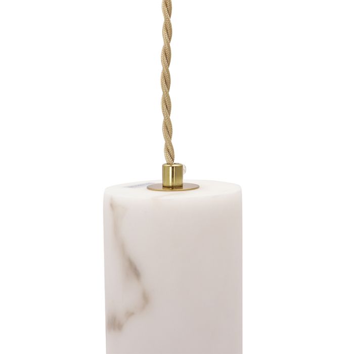 Modern pendler lampe hvid, Marilou