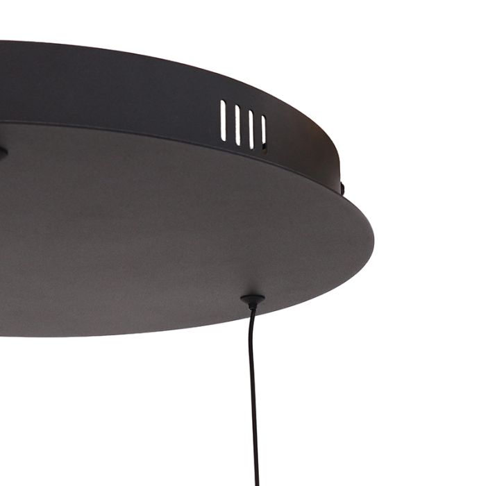 Design pendler lampe sort, Lava, 56W, 3000K LED
