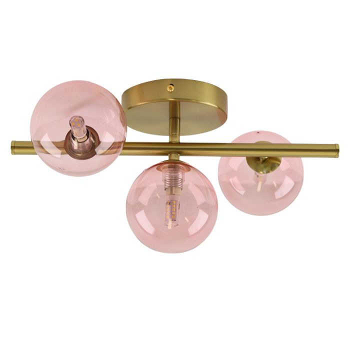 Design loftlampe lyserød, Remo