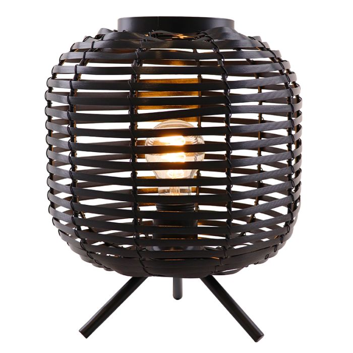 Industri bordlampe sort, Pinar, med brytare