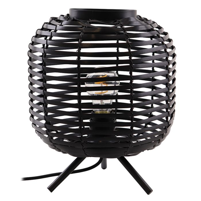 Industri bordlampe sort, Pinar, med brytare