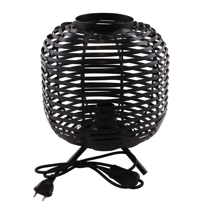 Industri bordlampe sort, Pinar, med brytare