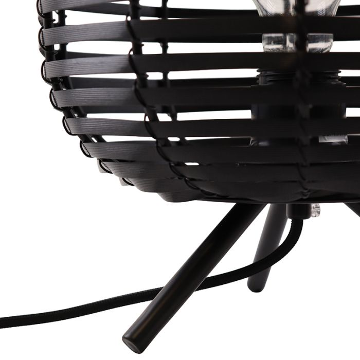 Industri bordlampe sort, Pinar, med brytare