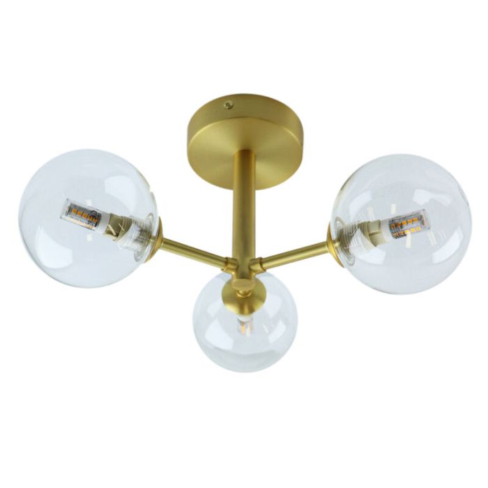 Modern loftlampe badeværelse guld, Amer, IP44