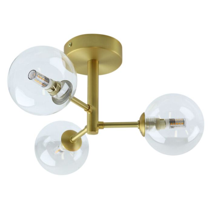 Modern loftlampe badeværelse guld, Amer, IP44