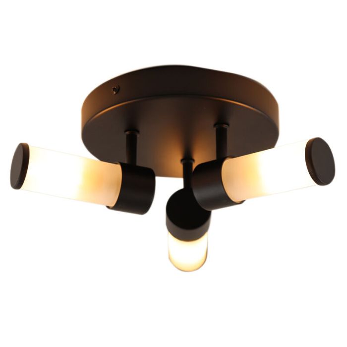 Modern loftlampe badeværelse sort, Callum, IP44