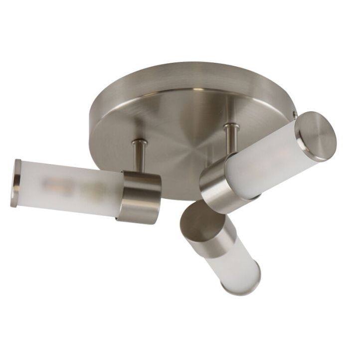 Modern loftlampe badeværelse nikkel, Callum, IP44