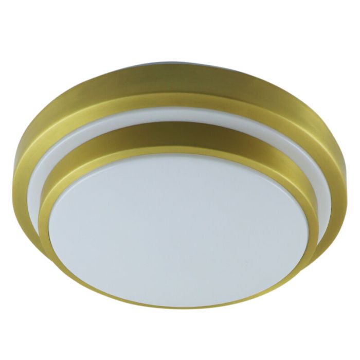 Modern loftlampe badeværelse guld, Jaro, 12W, 3000K LED, IP44