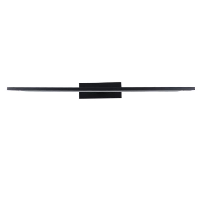 Modern spejllampe sort, Steffy, 8W, 3000K LED, IP44