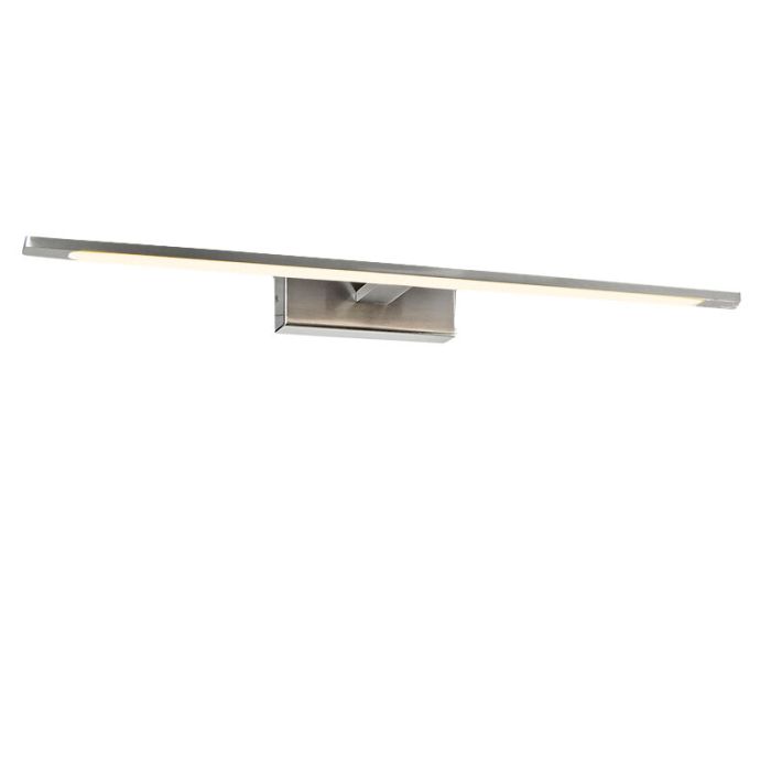 Modern spejllampe nikkel, Steffy, 8W, 3000K LED, IP44