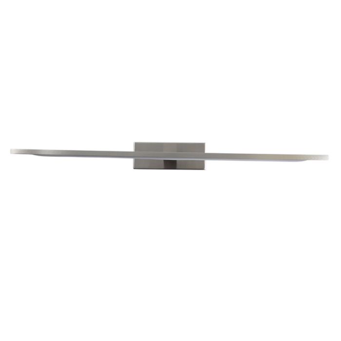 Modern spejllampe nikkel, Steffy, 8W, 3000K LED, IP44