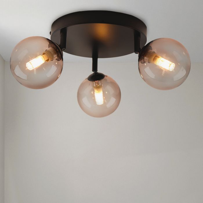 Modern loftlampe badeværelse rav, Amer, IP44