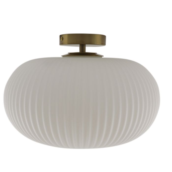 Design loftlampe badeværelse hvid, Elliot, IP44